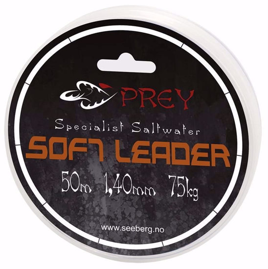 Prey Soft Leader er fortoms materiale til havfiske, som egner seg spesielt godt til å knyte agn tackler. Myk, medgjørlig og gir knuter som legger seg pent og låser godt.