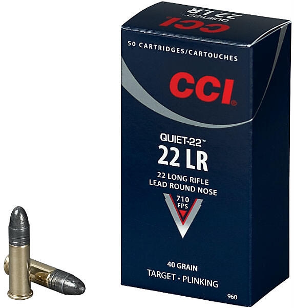 CCI Quiet i .22 LR er en ny patron som reduserer skuddsmellet med 75%